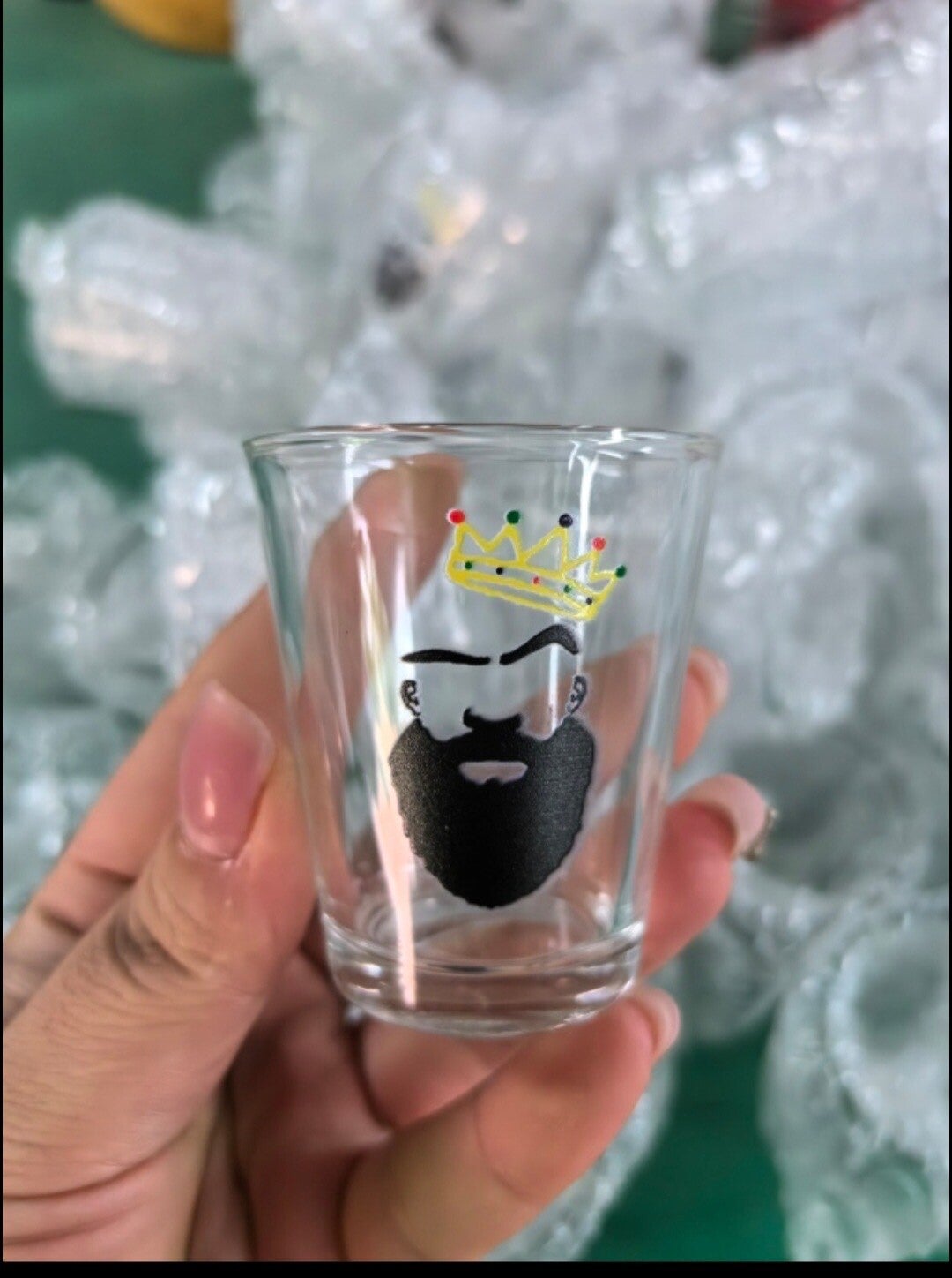 Beardedkingss Shot Glass BeardedKingss LLC